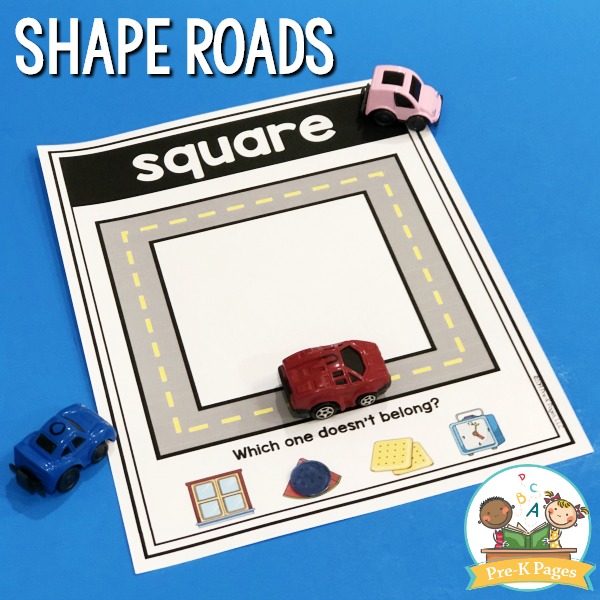 Preschool Shape Activity Square